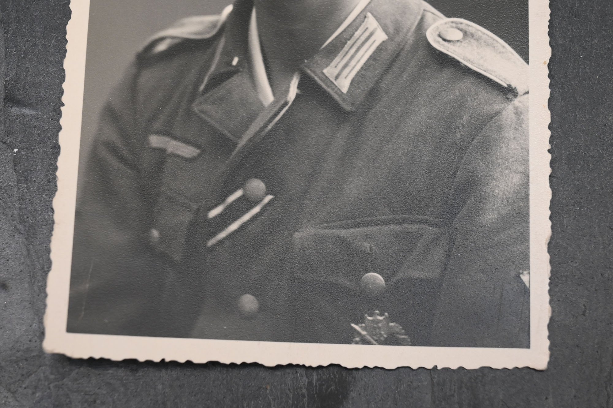 photo postcard Wehrmacht with kvk and infantry sturmabz — image 2