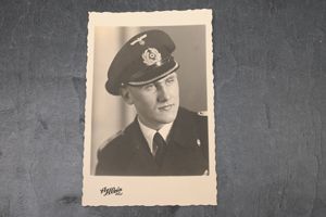 kriegsmarine photo postcard.
