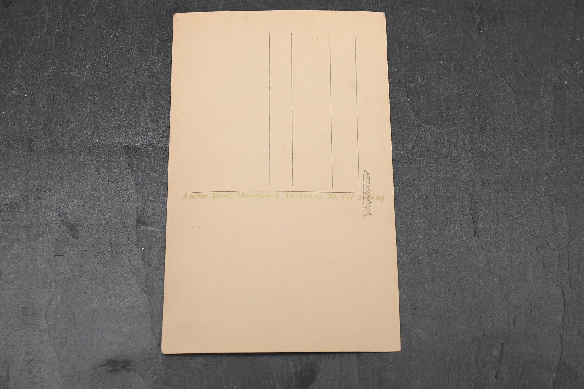 photo postcard Wehrmacht officer — image 2