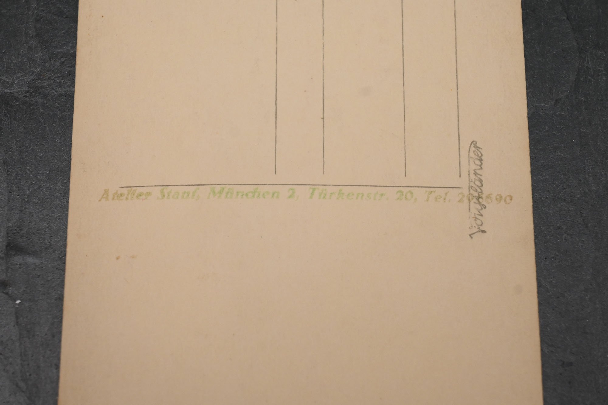 photo postcard Wehrmacht officer — image 3