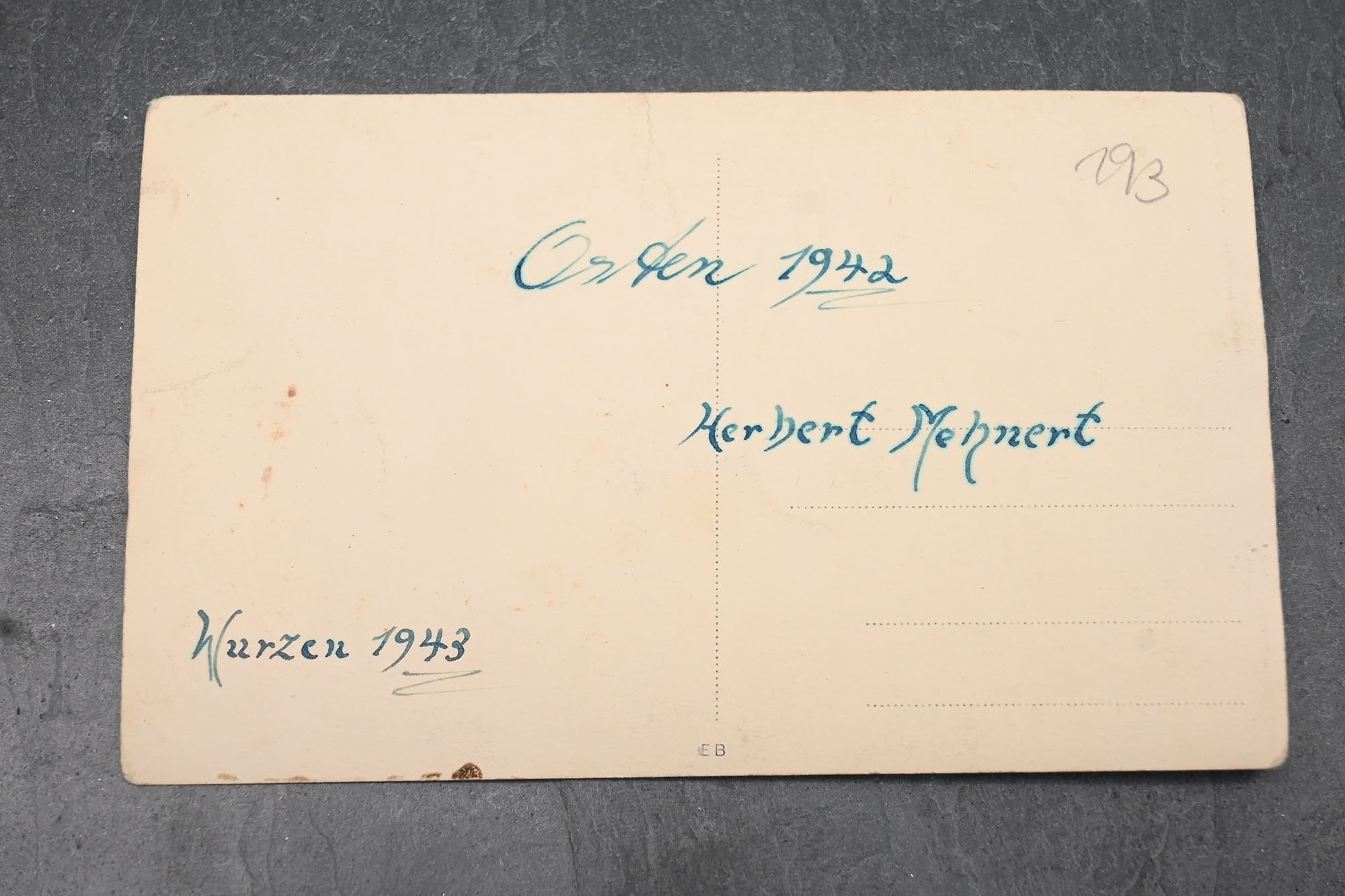 photo postcard Wehrmacht soldier — image 4