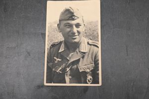 photo postcard Wehrmacht soldier