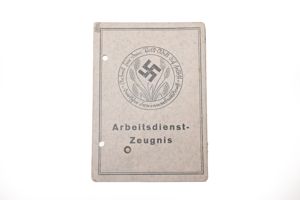 (RAD/WJ) Arbeitsdienstzeugnis