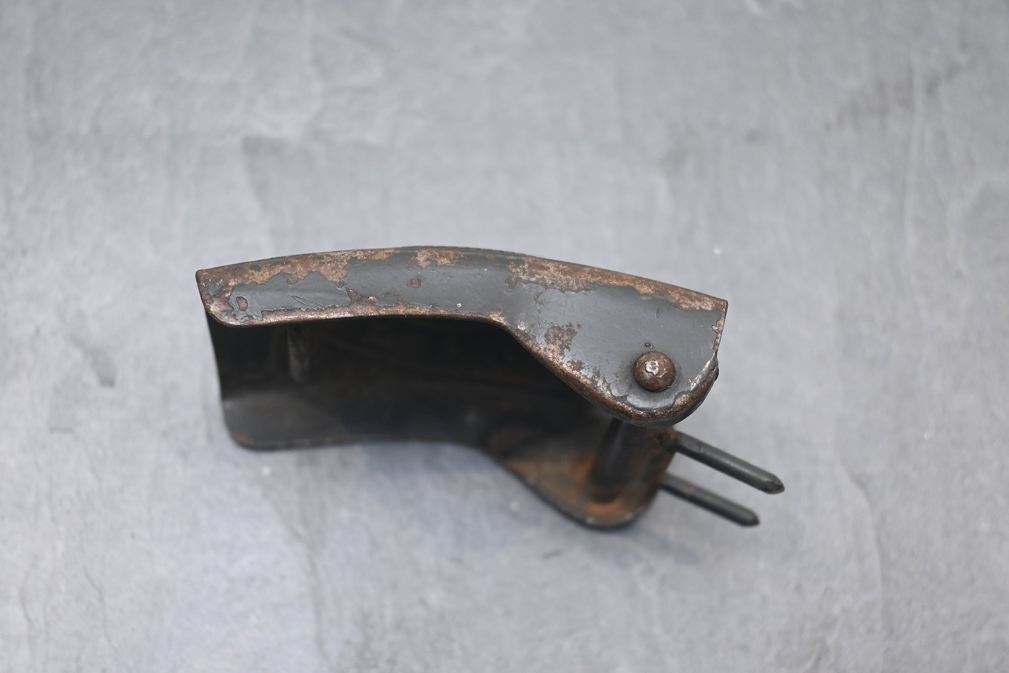 steel wehrmacht belt buckle maker marked n&h 1942 — image 3