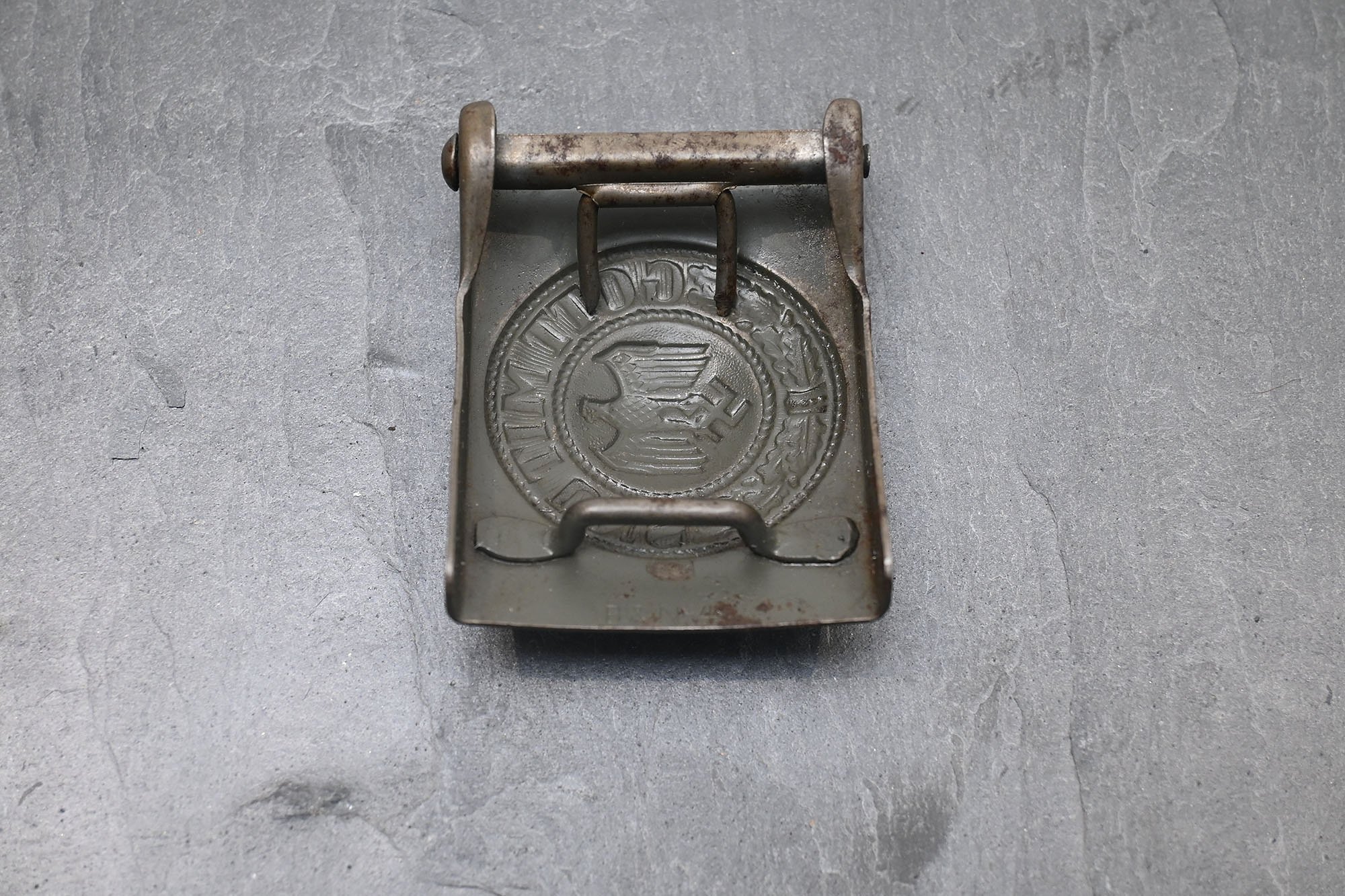 steel wehrmacht belt buckle B&N 43 — image 4