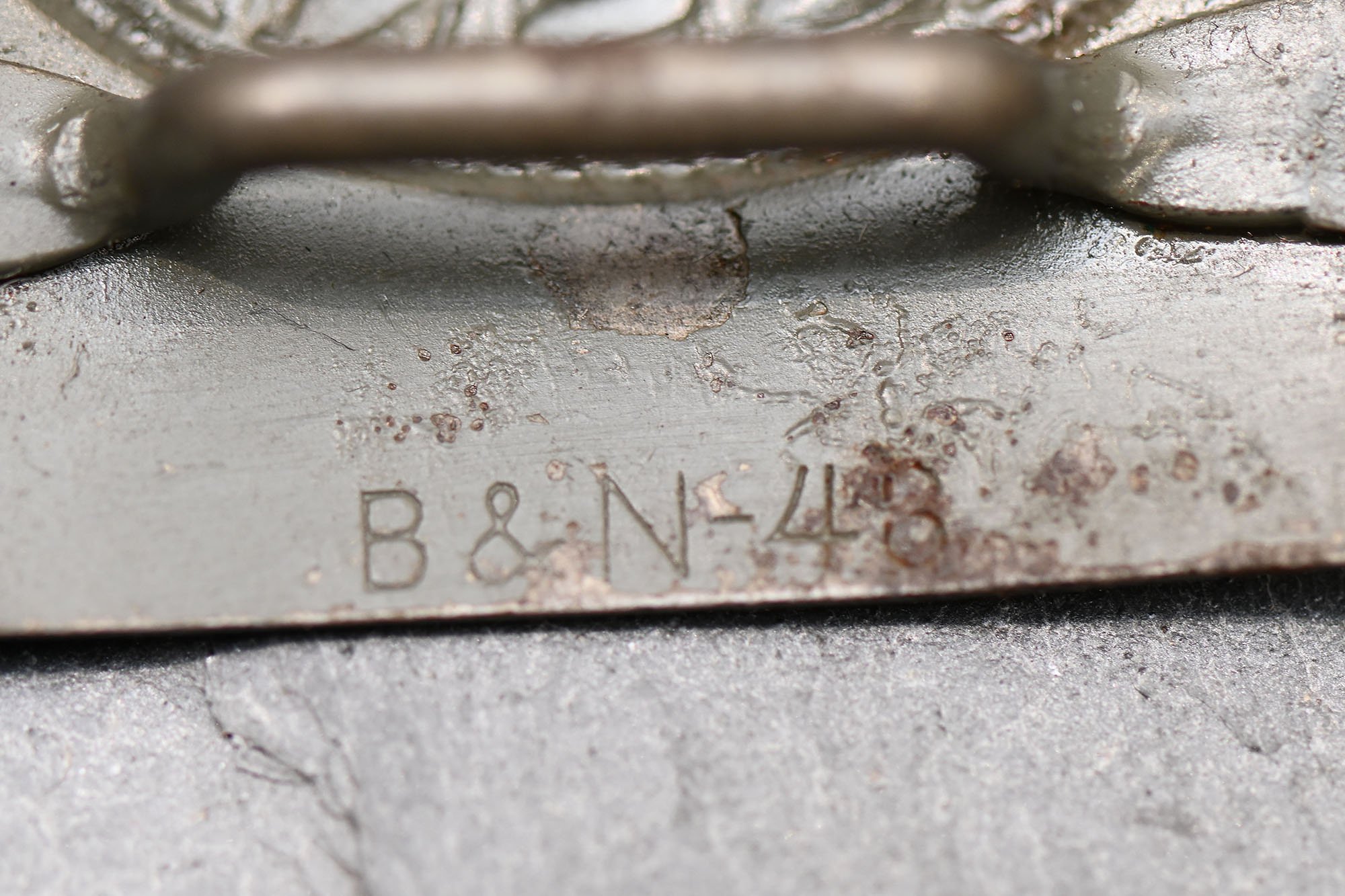 steel wehrmacht belt buckle B&N 43 — image 5