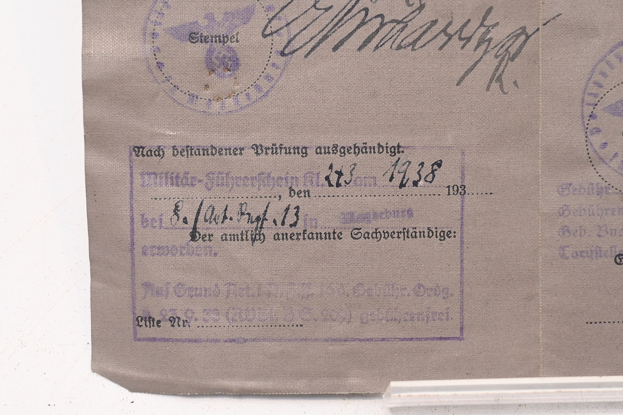 German driver's license WW2 — image 3