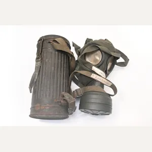 matching german gasmask set