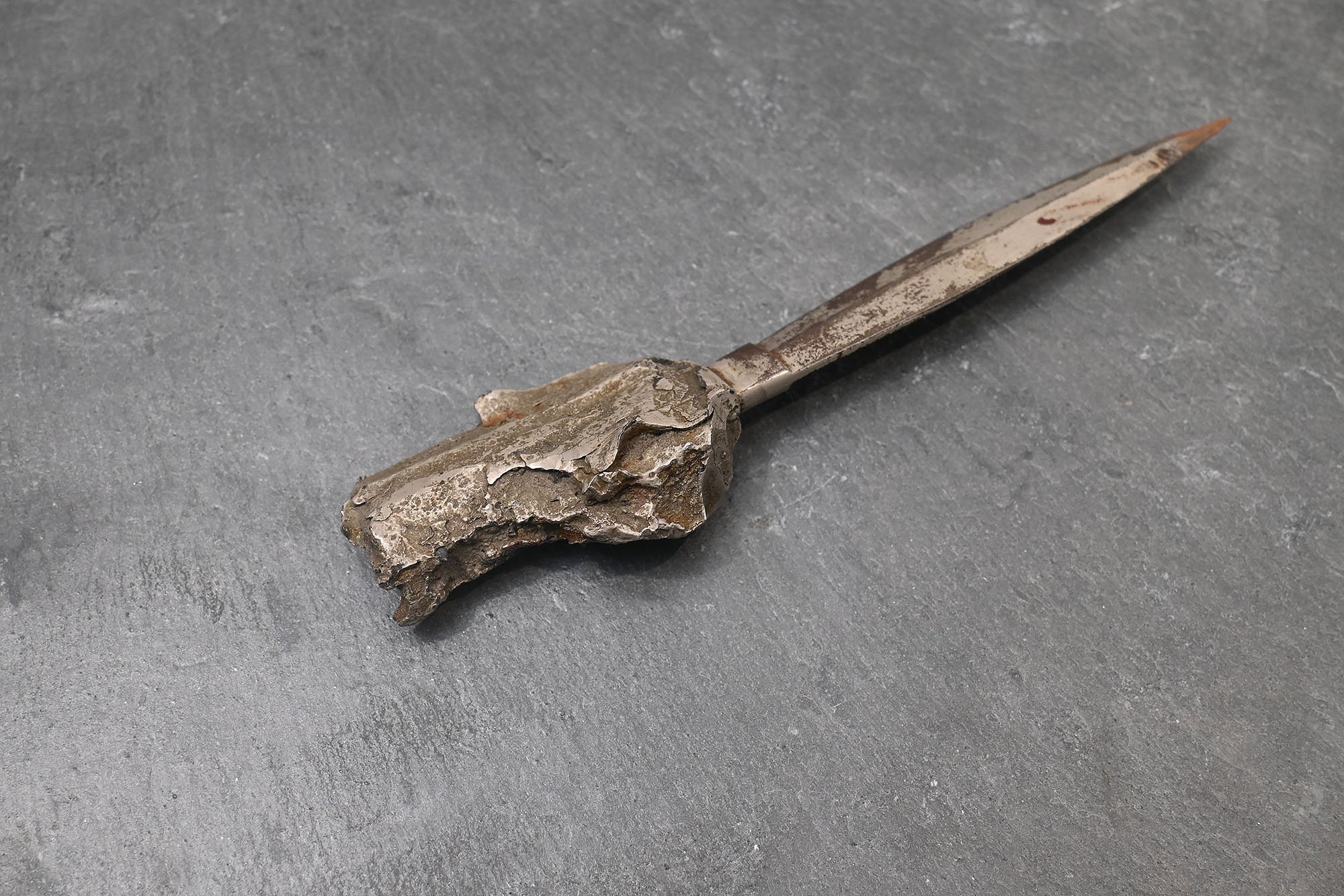 letter opener made from bomb shrapnel — image 4