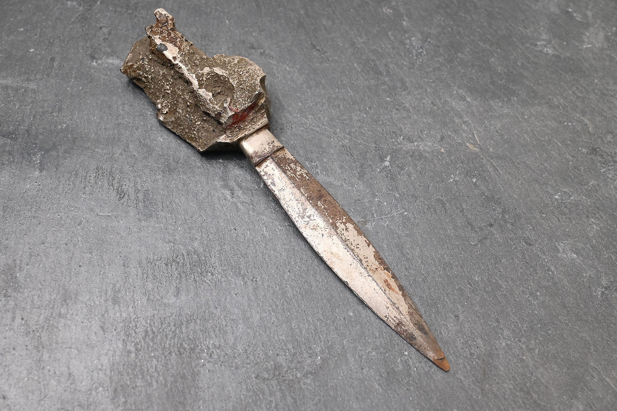 letter opener made from bomb shrapnel — image 5