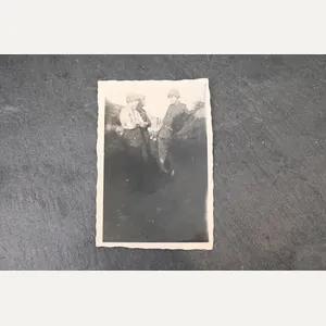 German soldiers with camo helmets photo