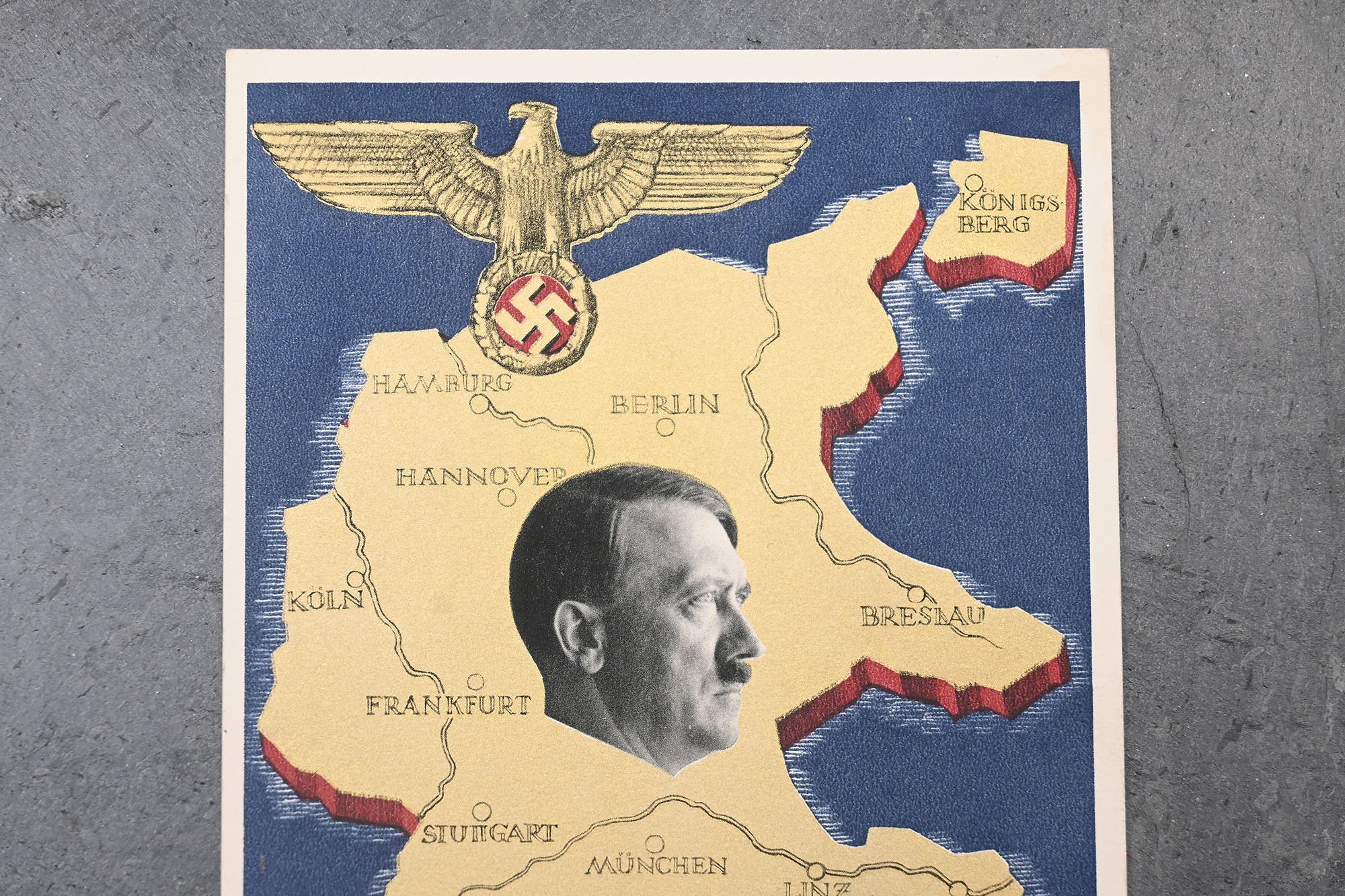 German postcard annexation of Austria — image 2