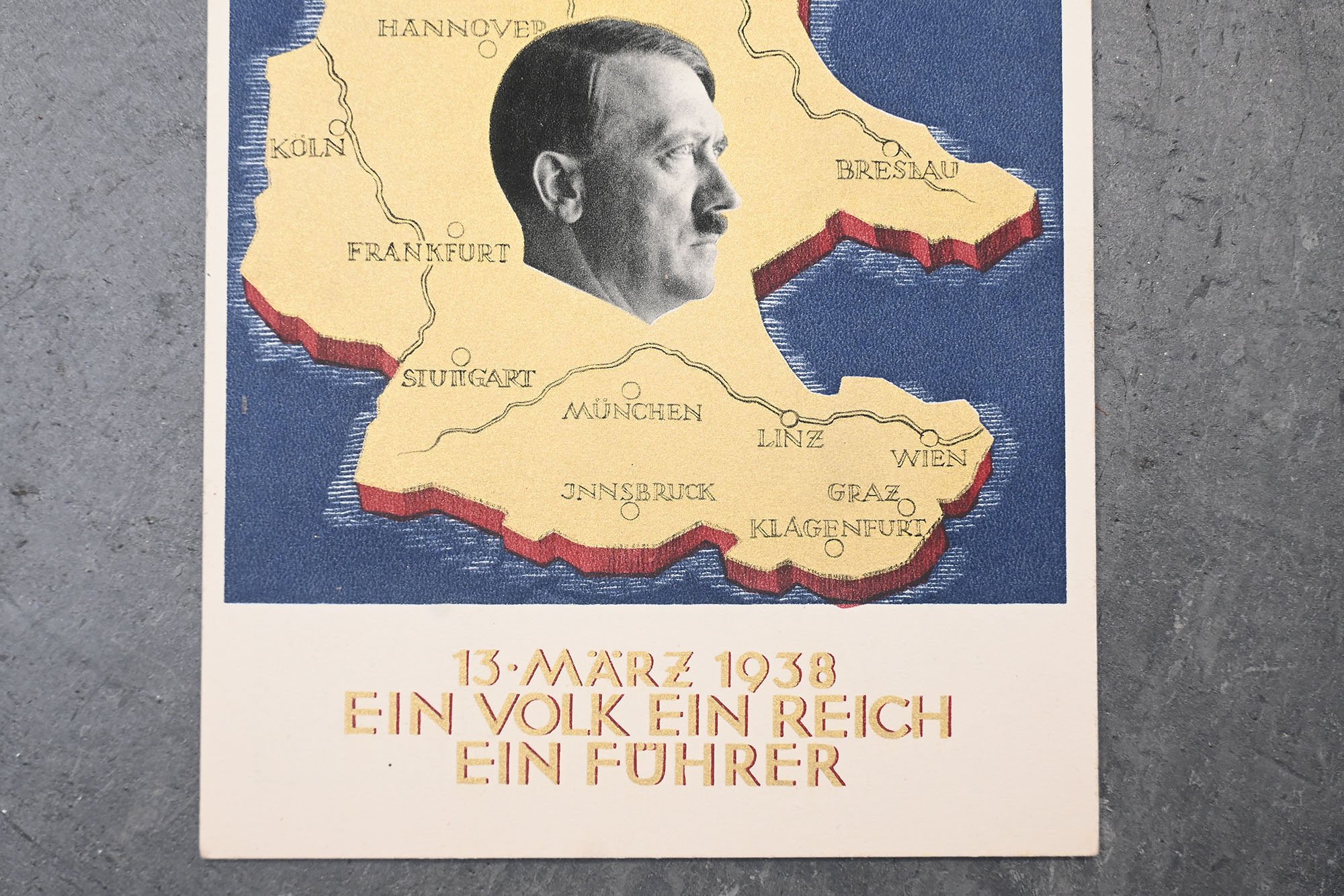 German postcard annexation of Austria — image 3