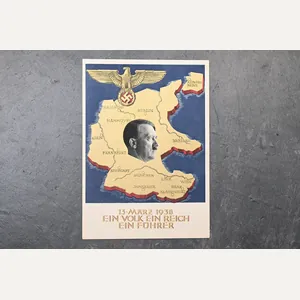 German postcard annexation of Austria
