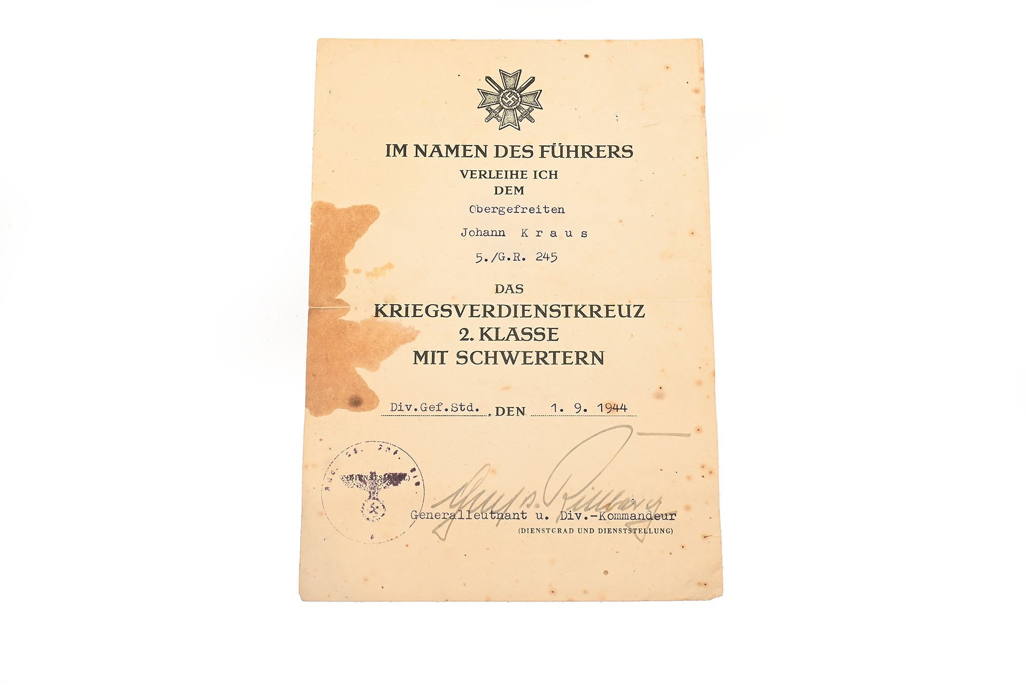 lot of charters Johann Kraus — image 3