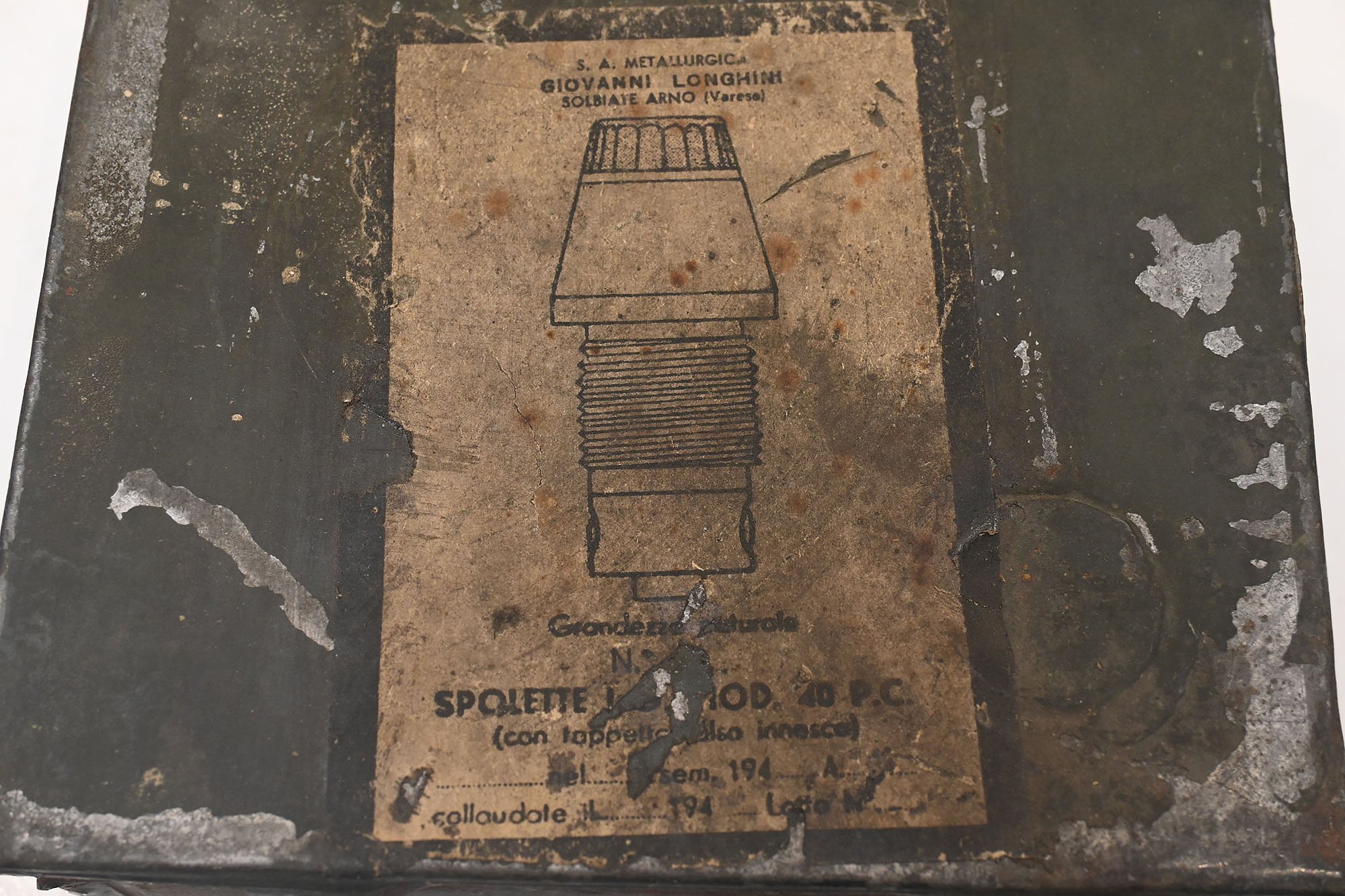 Italian igniter tin. — image 3