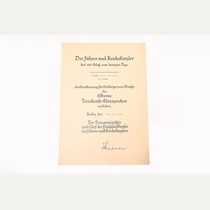 charter of faithful service 25 years