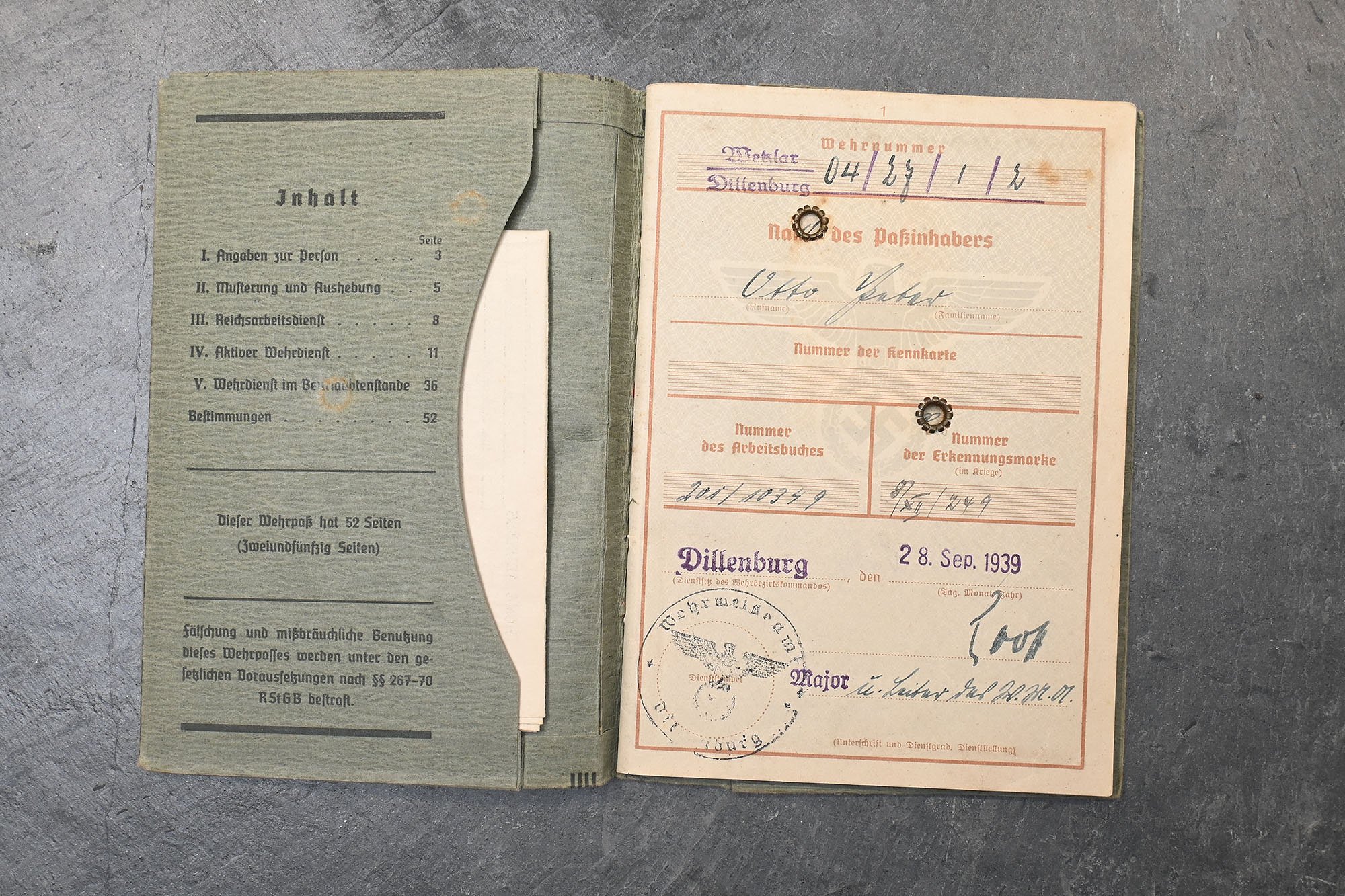 luftwaffe wehrpas Baubataillon — image 2