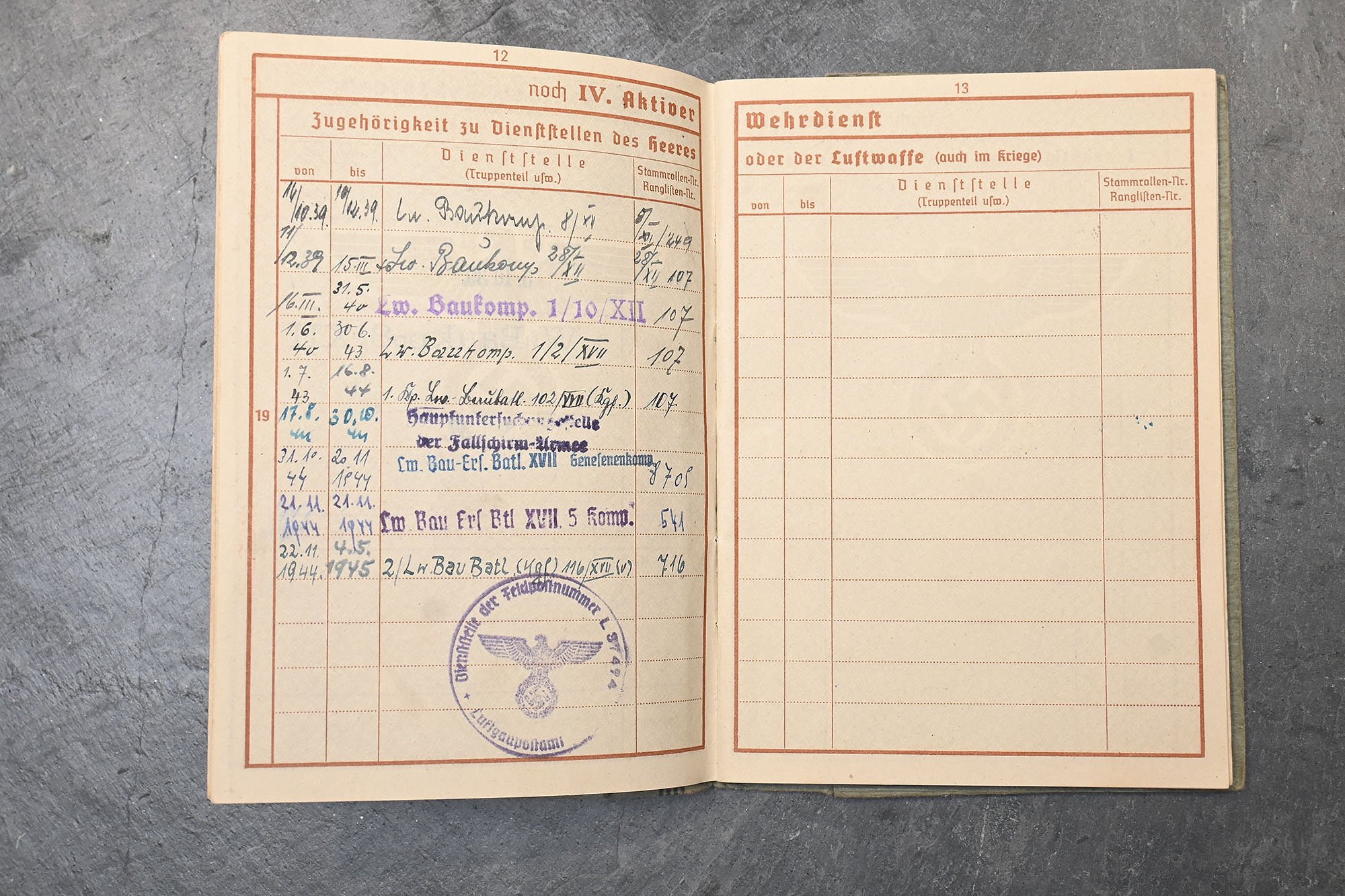 luftwaffe wehrpas Baubataillon — image 6