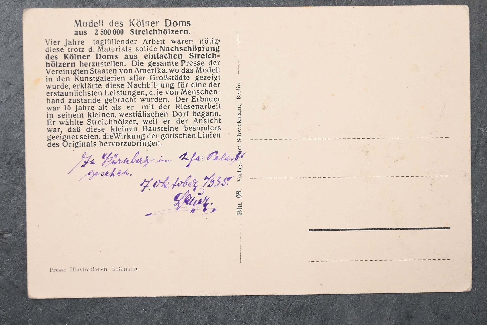Hitler postcard — image 3