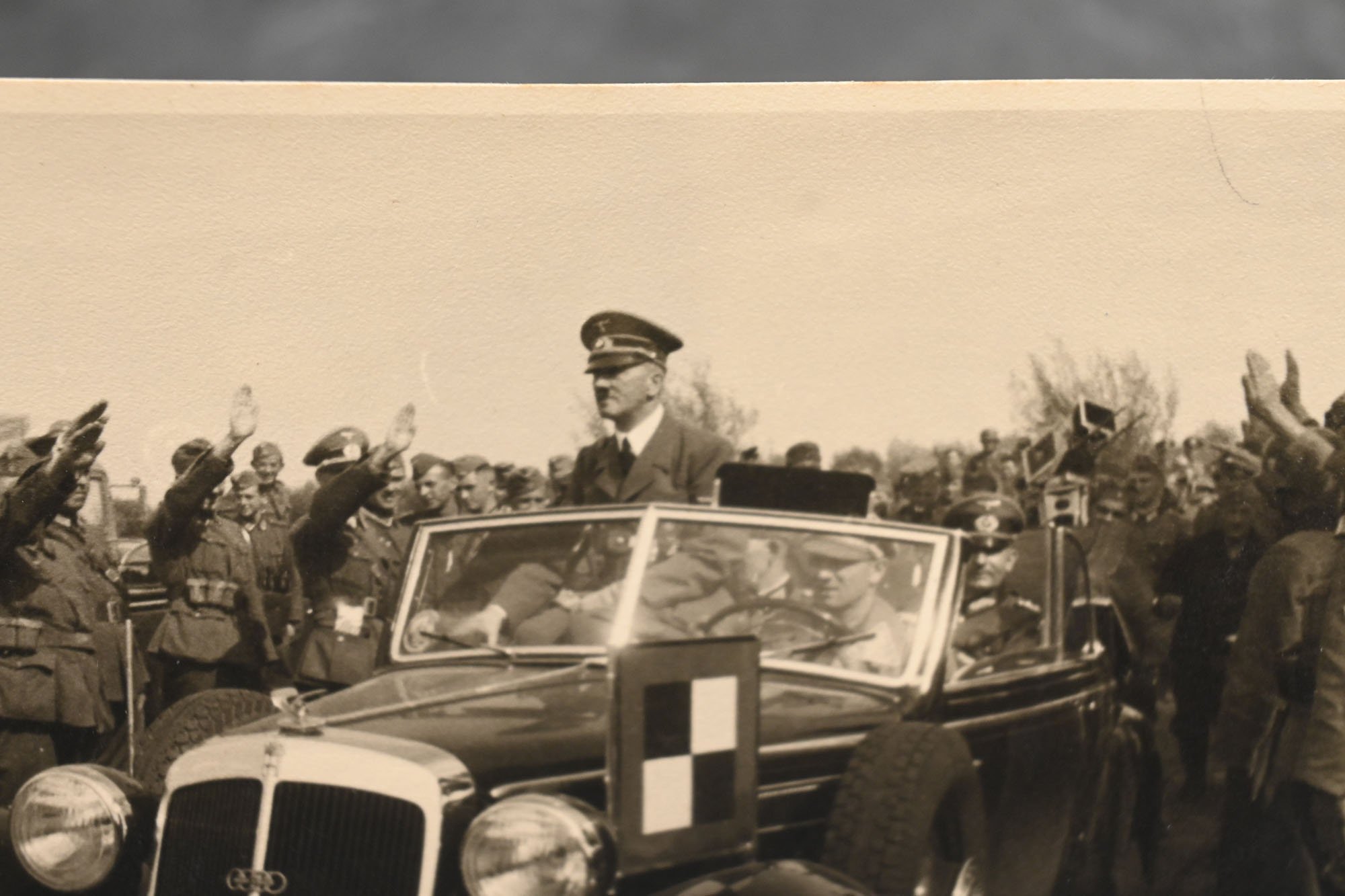 postcard Hitler in car — image 2