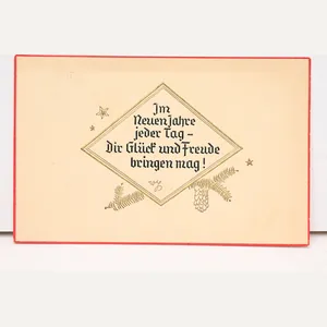 WWII New Year's card