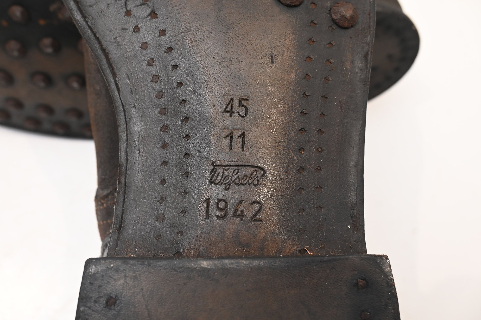 rare SS Gebirgsjager shoes. — image 8