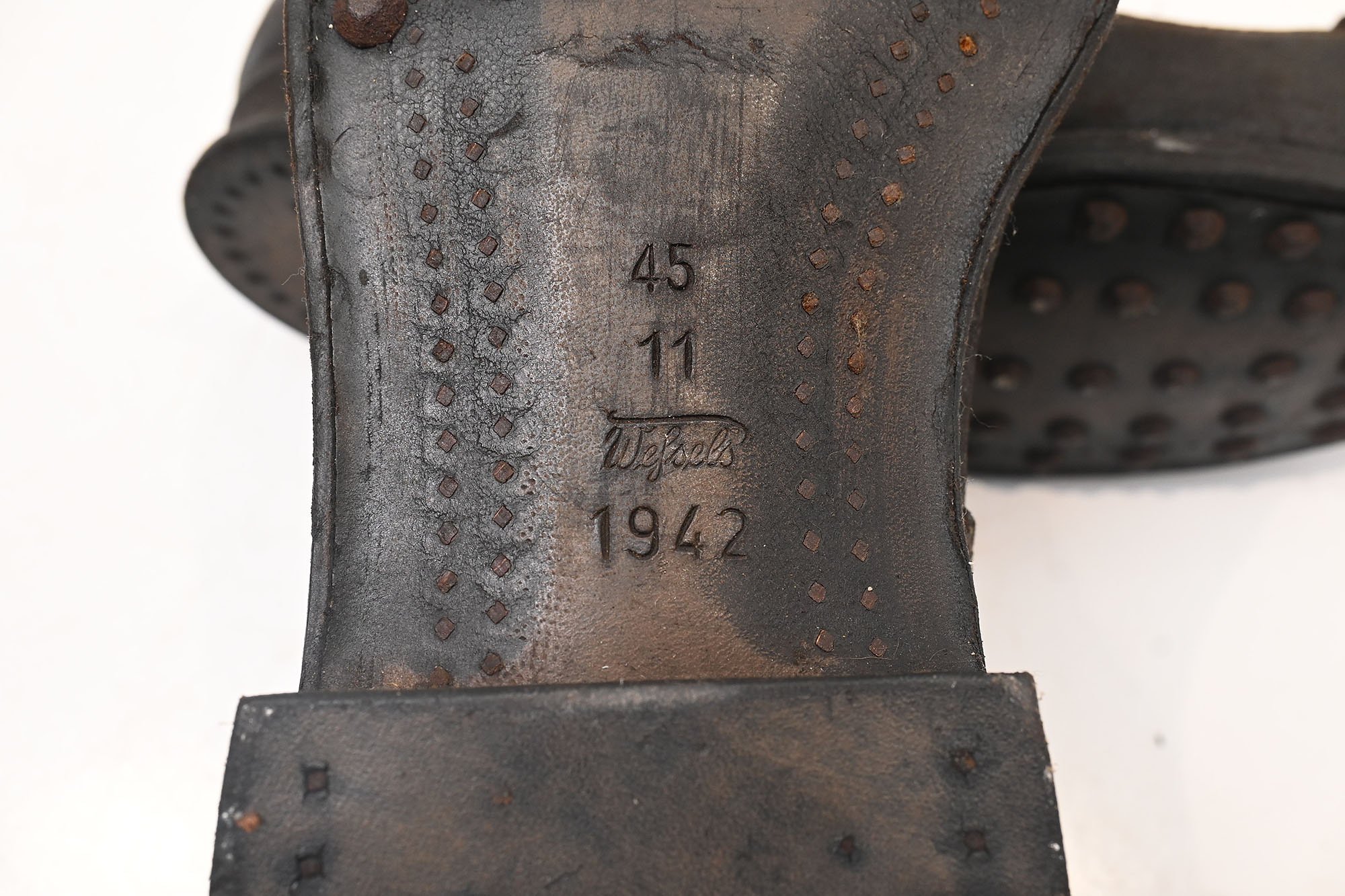 rare SS Gebirgsjager shoes. — image 9