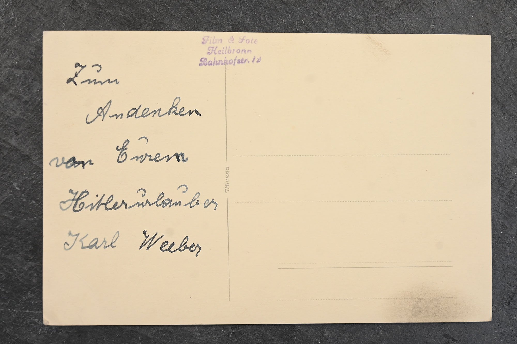 early wh photo postcard — image 4