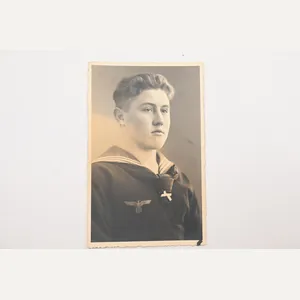 photo postcard kriegsmarine sailor.