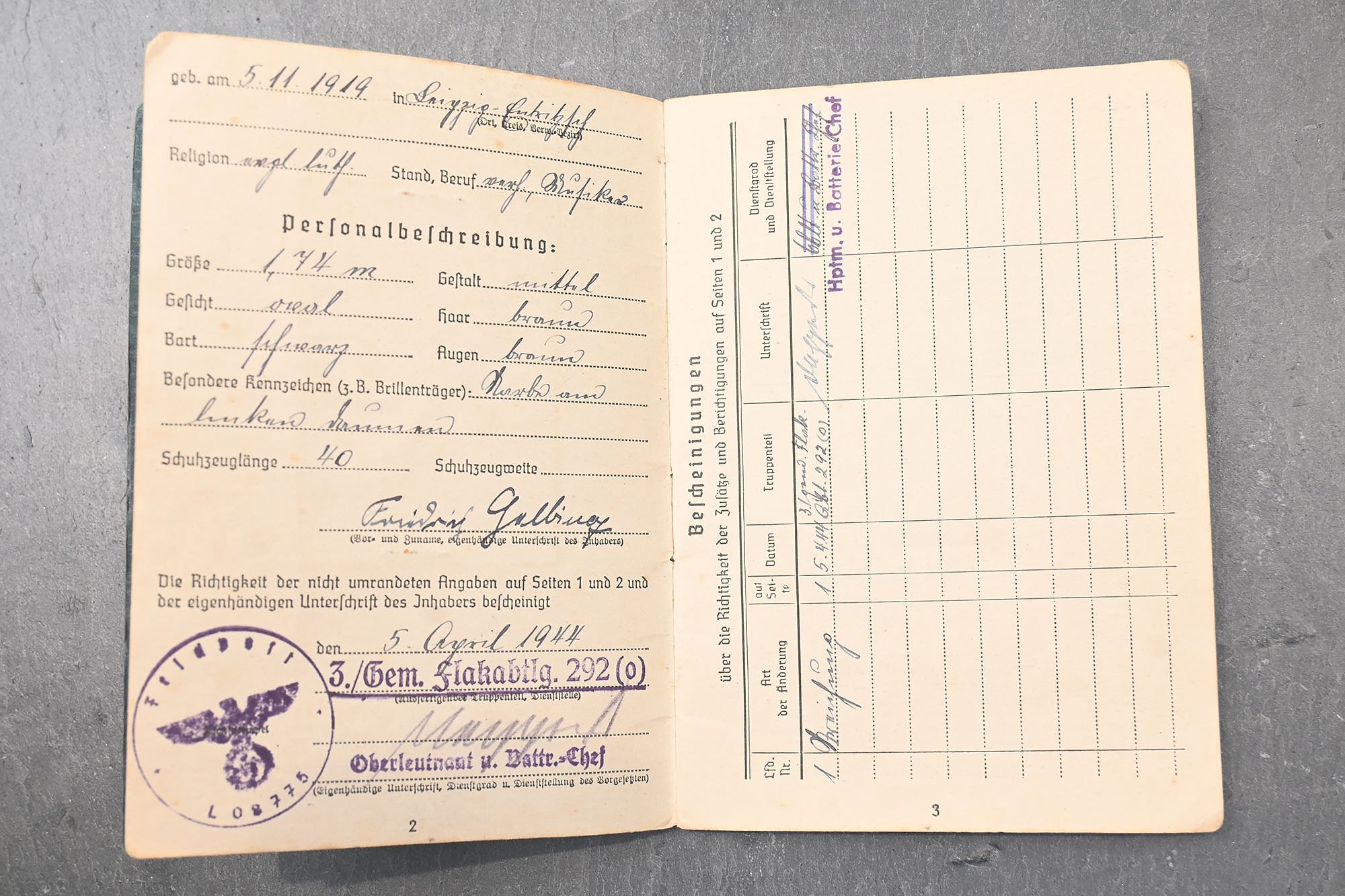 luftwaffe soldbuch — image 4