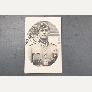 Wehrmacht soldier postcard