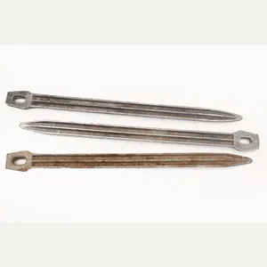 3 German white tent pegs