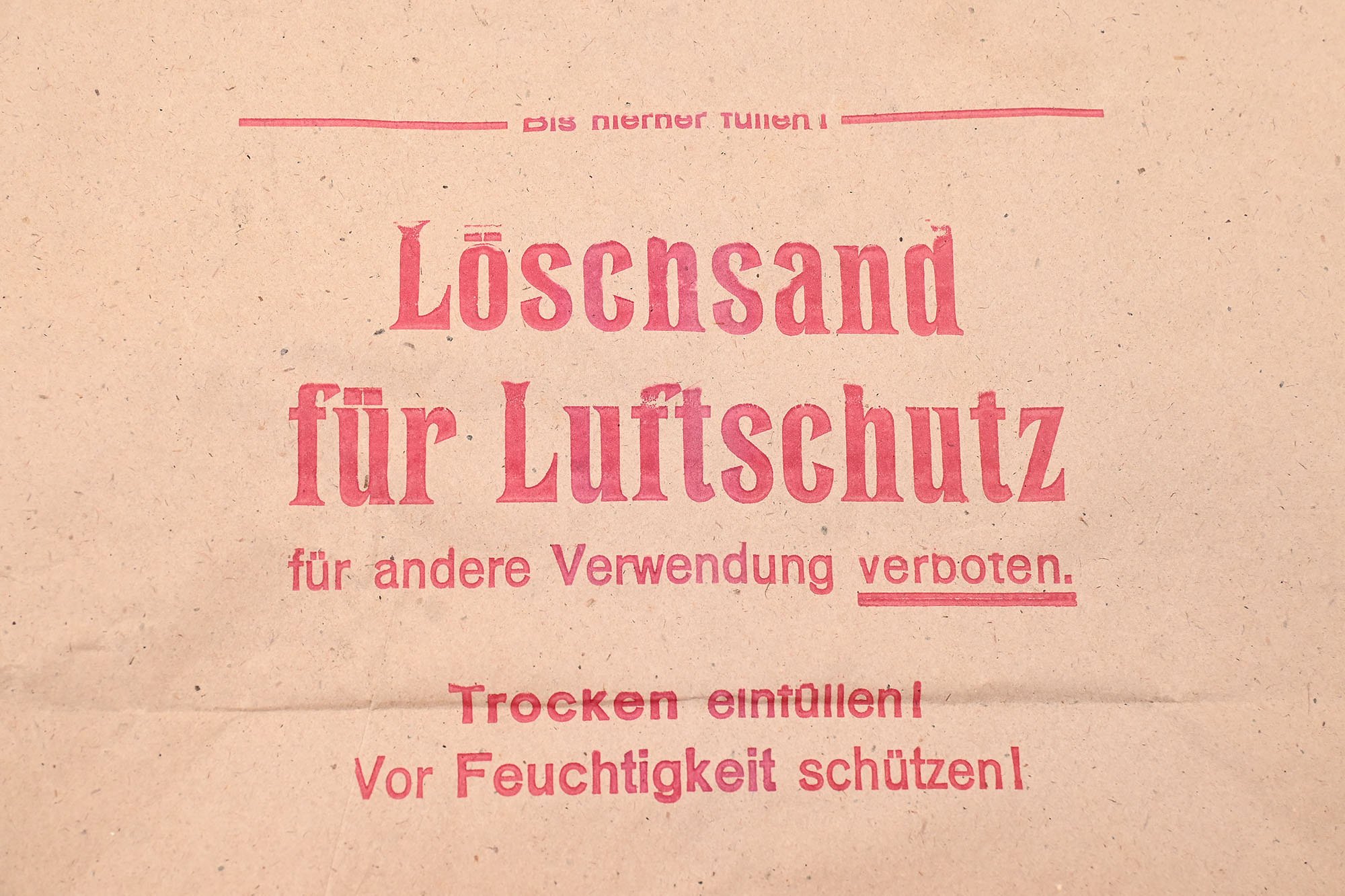 luftschutz loose sand bag — image 4