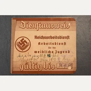 Reich Labor Service (RAD) Dienstausweis (1938)