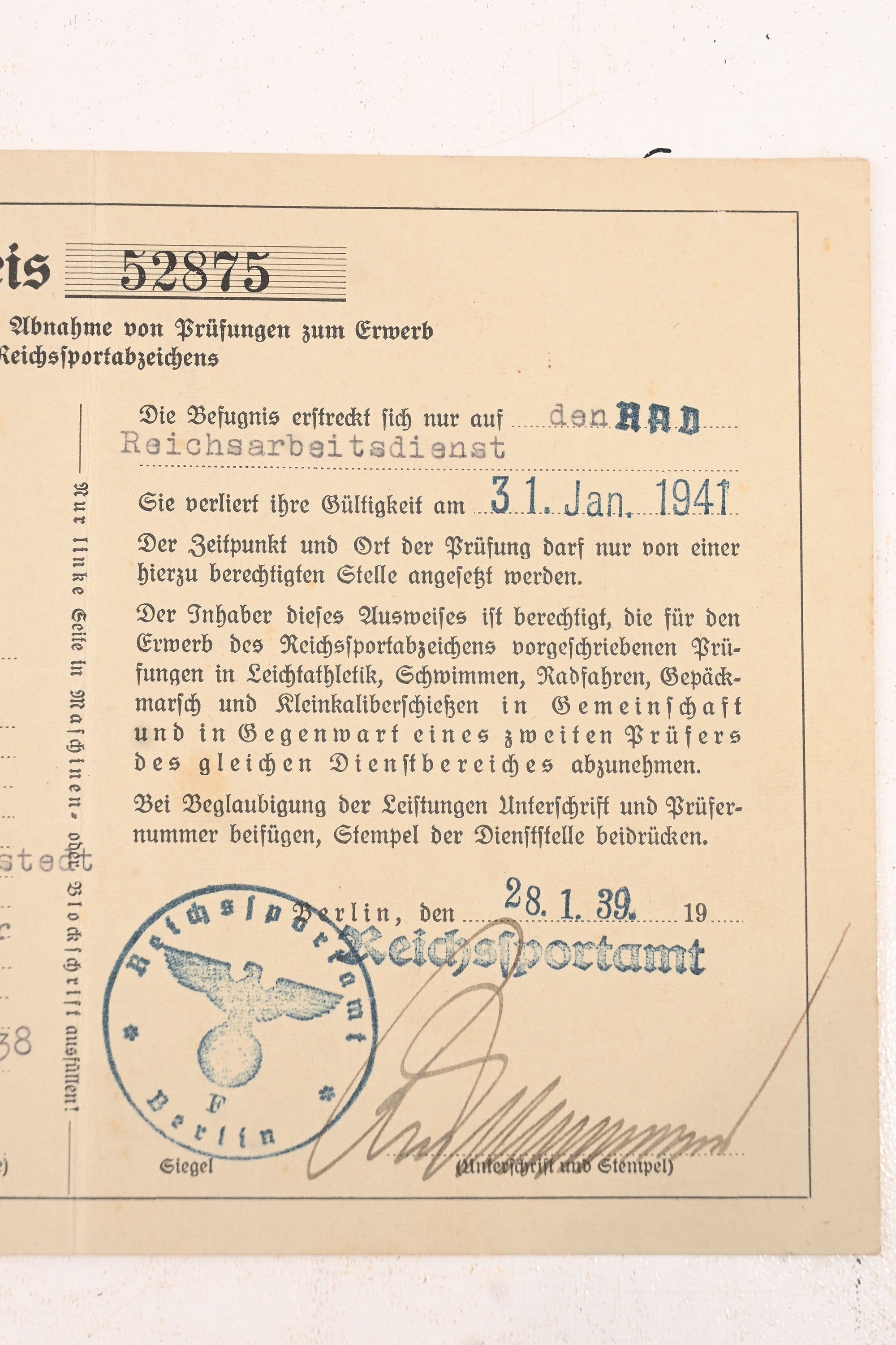document RAD , sportabzeichen — image 3