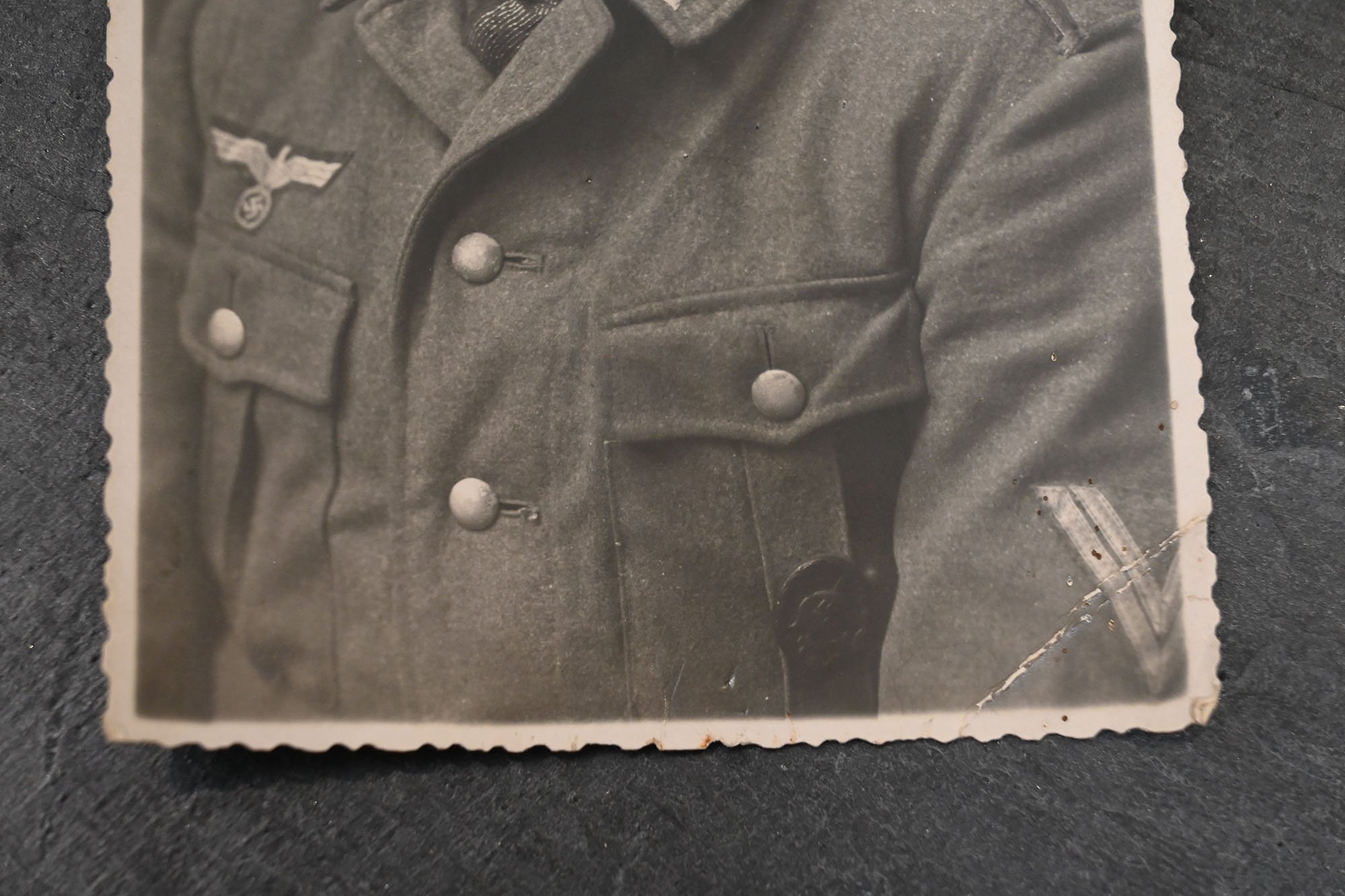 wehrmacht postcard, vwa black, — image 2