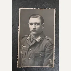 wehrmacht postcard, vwa black,