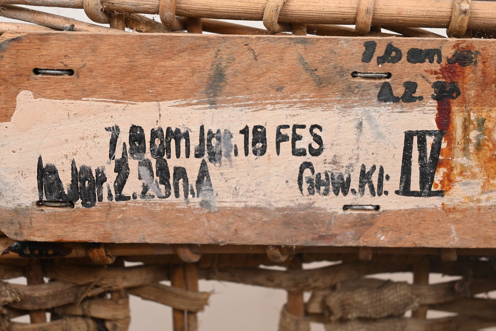 wicker ammunition basket 7.5cm lfh — image 5