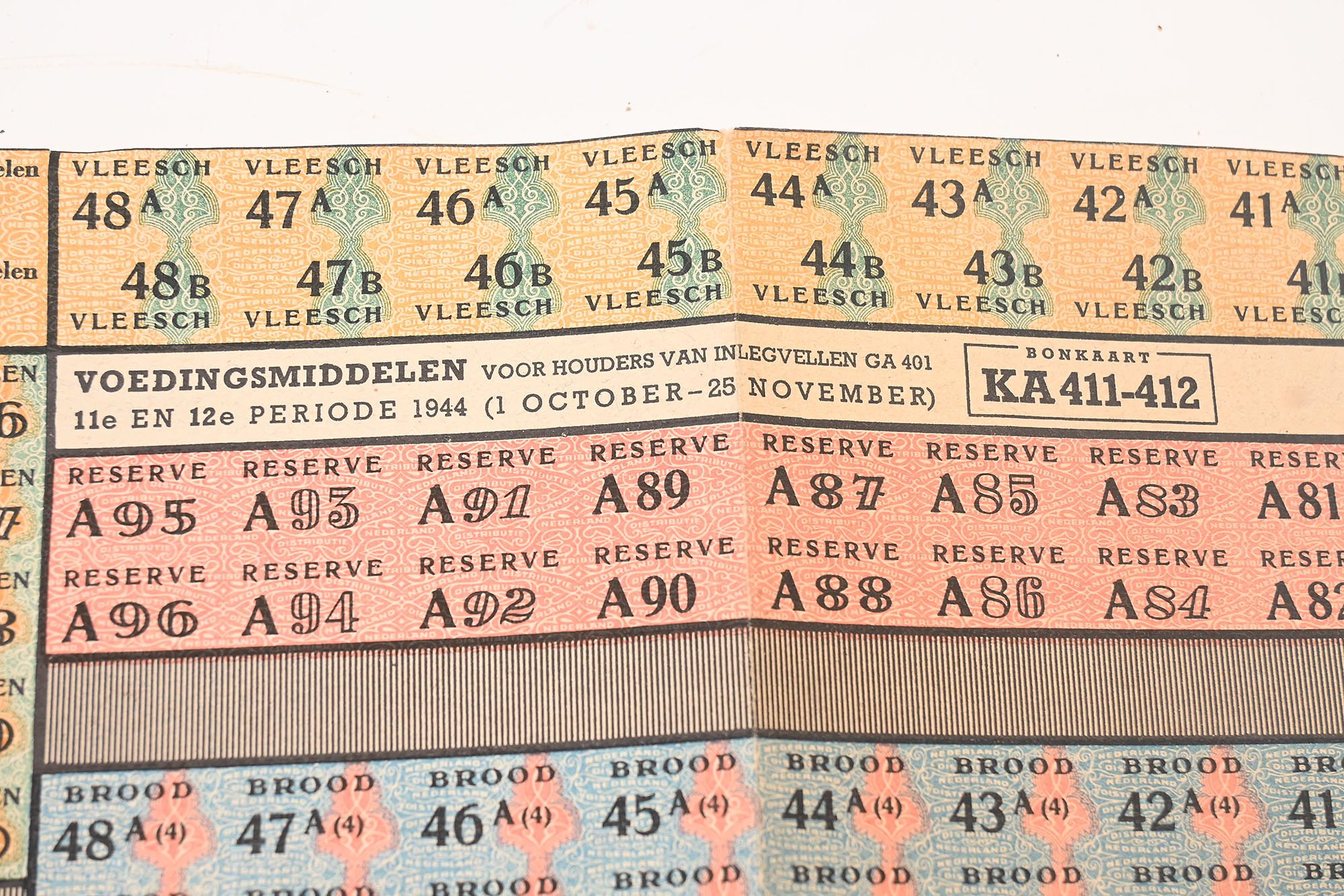 set of food coupons 1944 — image 2