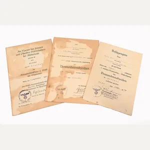 set of certificates from the same person
