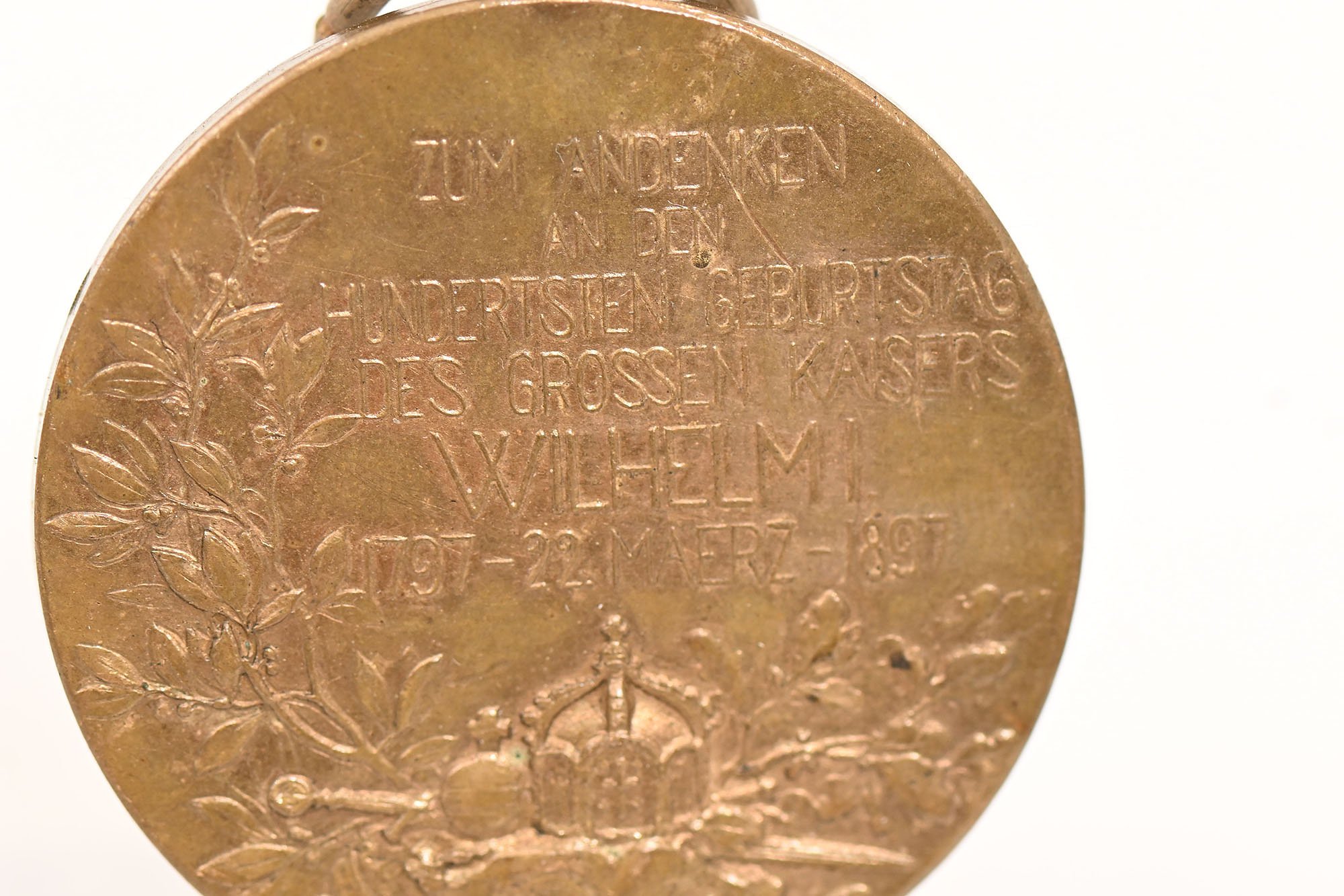 Pre-WW1 Kaiser Wilhelm Remembrance Medal — image 3