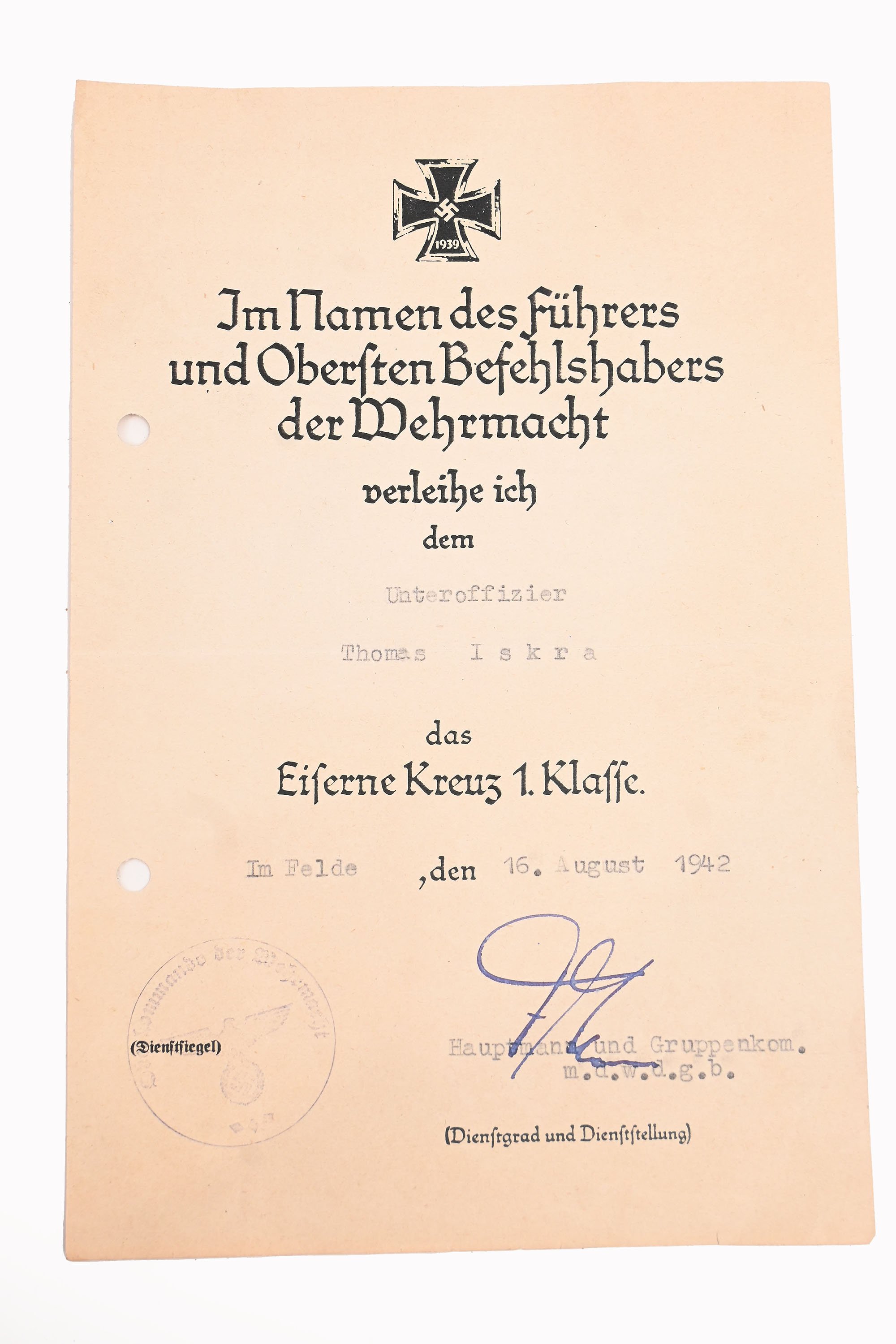 ek1 l59 with certificate — image 2