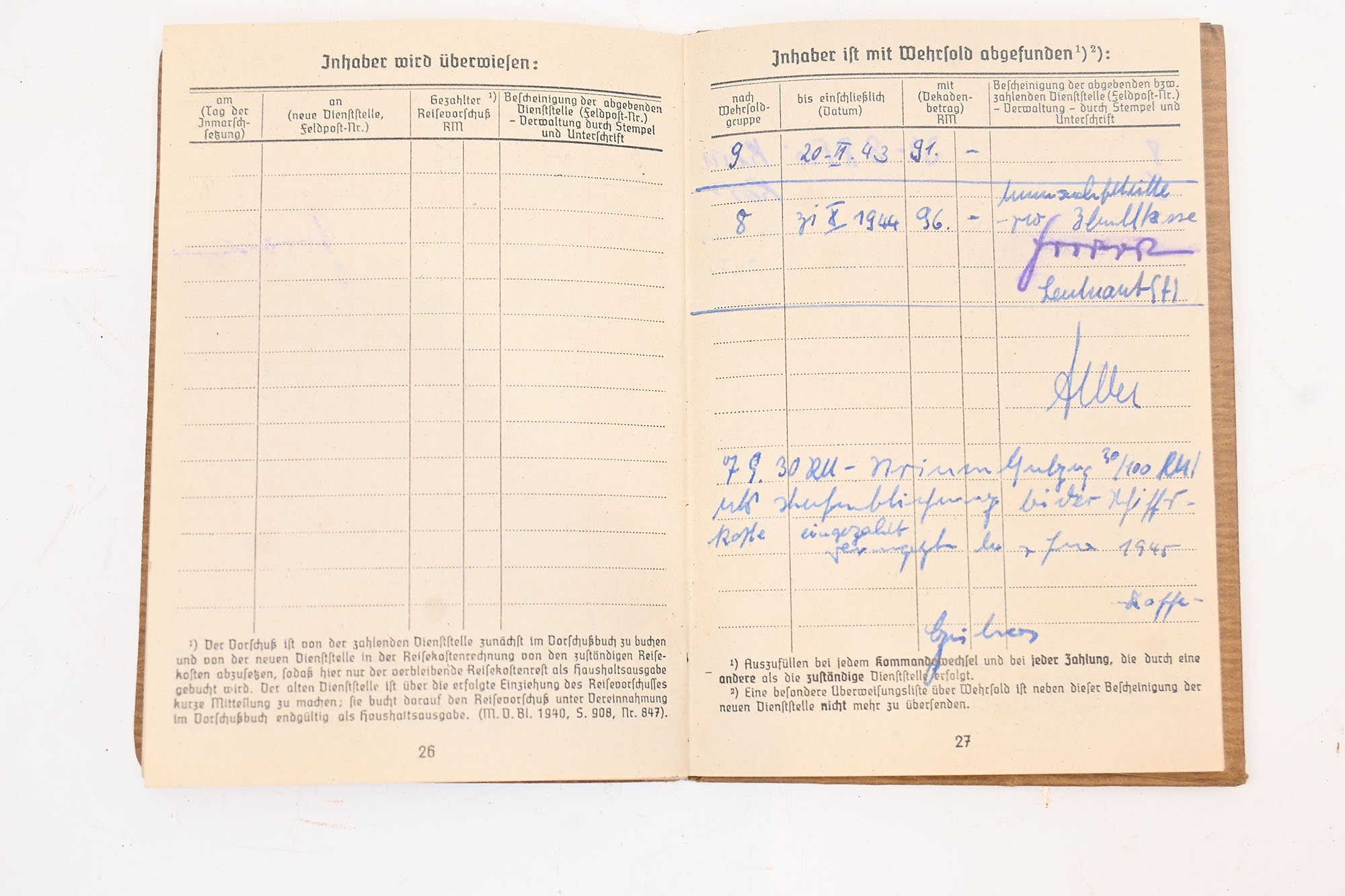 kriegsmarine soldbuch, deutsches kreuz in gold,,herman bros — image 12