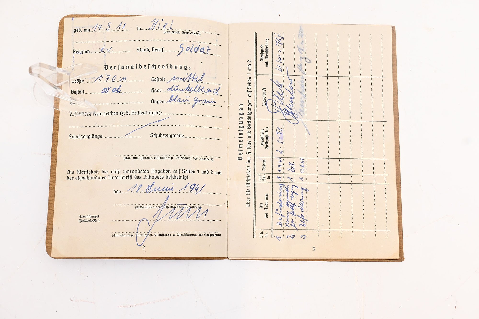 kriegsmarine soldbuch, deutsches kreuz in gold,,herman bros — image 3