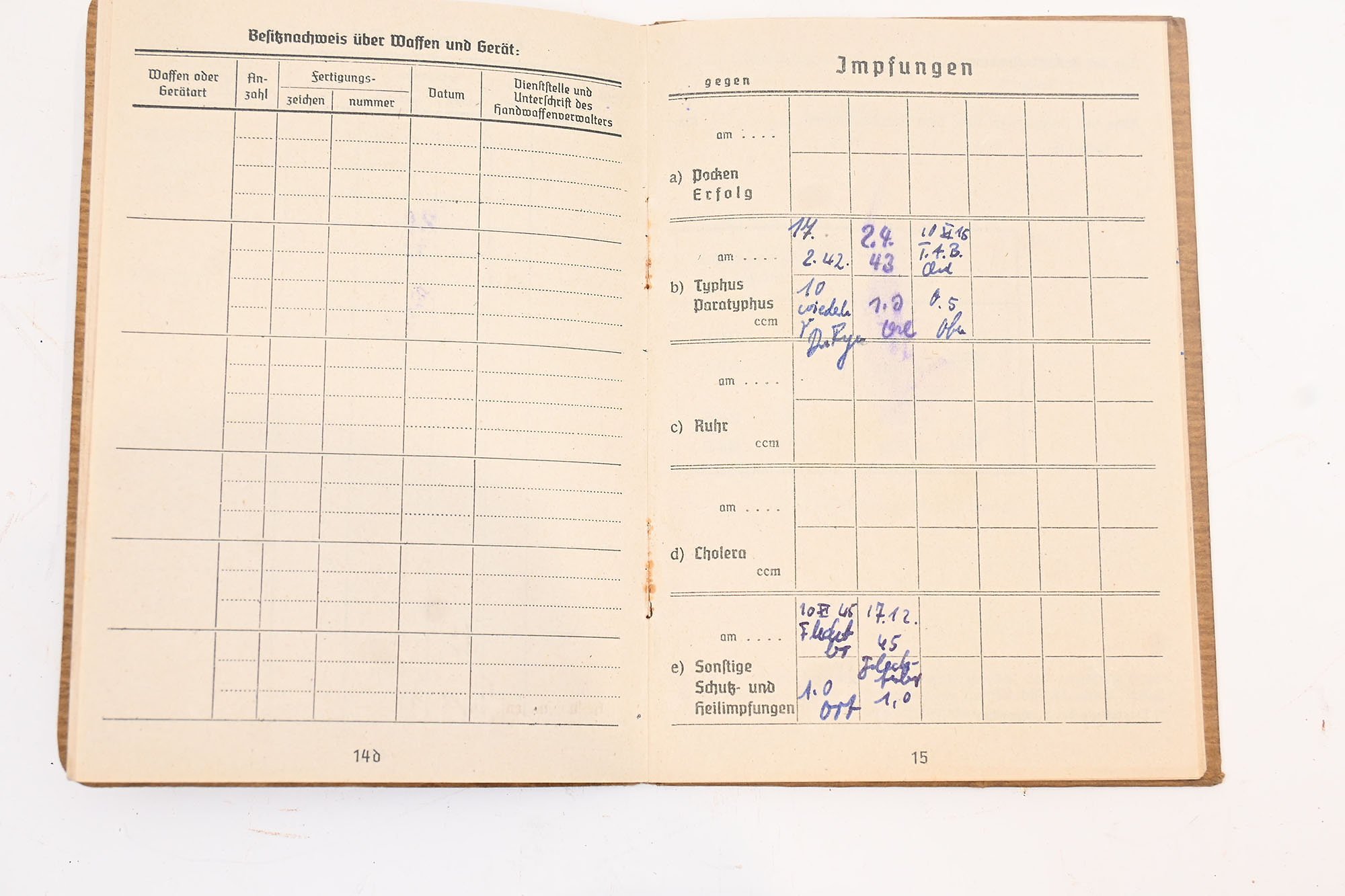 kriegsmarine soldbuch, deutsches kreuz in gold,,herman bros — image 7
