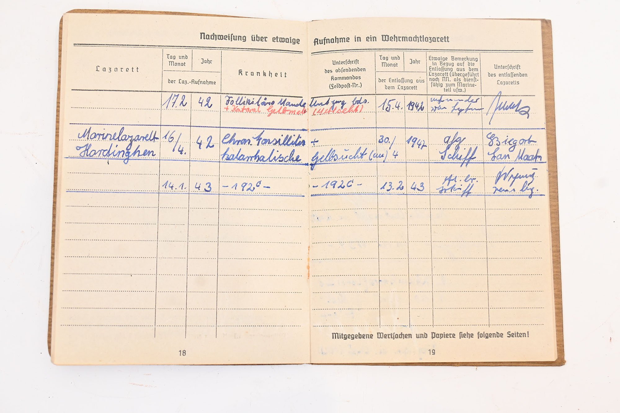 kriegsmarine soldbuch, deutsches kreuz in gold,,herman bros — image 8