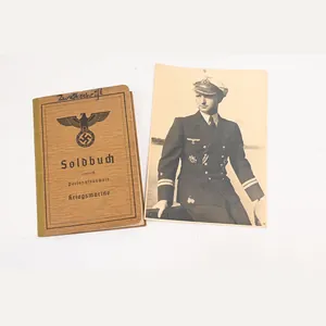 kriegsmarine soldbuch, deutsches kreuz in gold,,herman bros