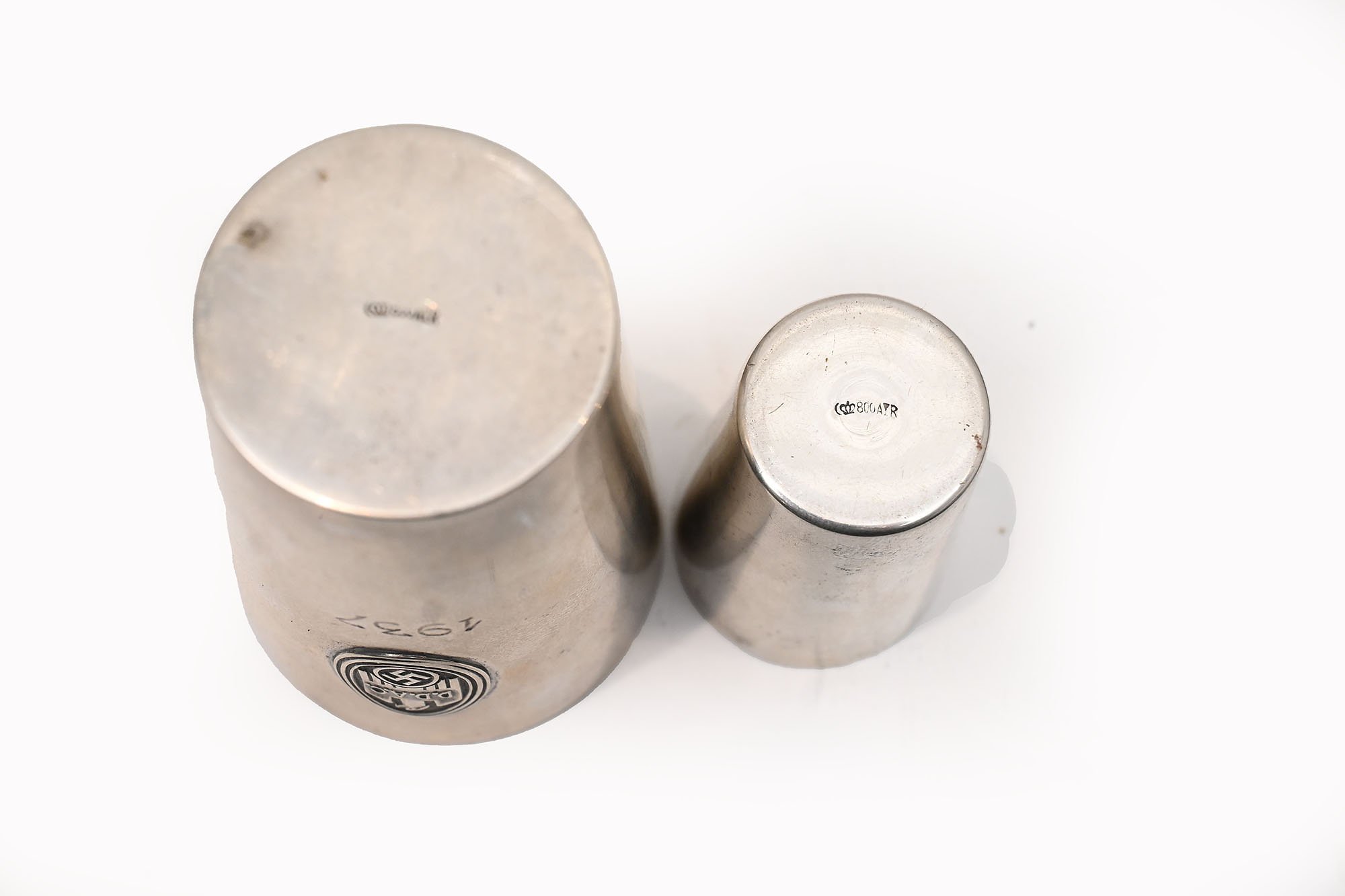 zilveren DDAC schnaps bekertjes. — image 6