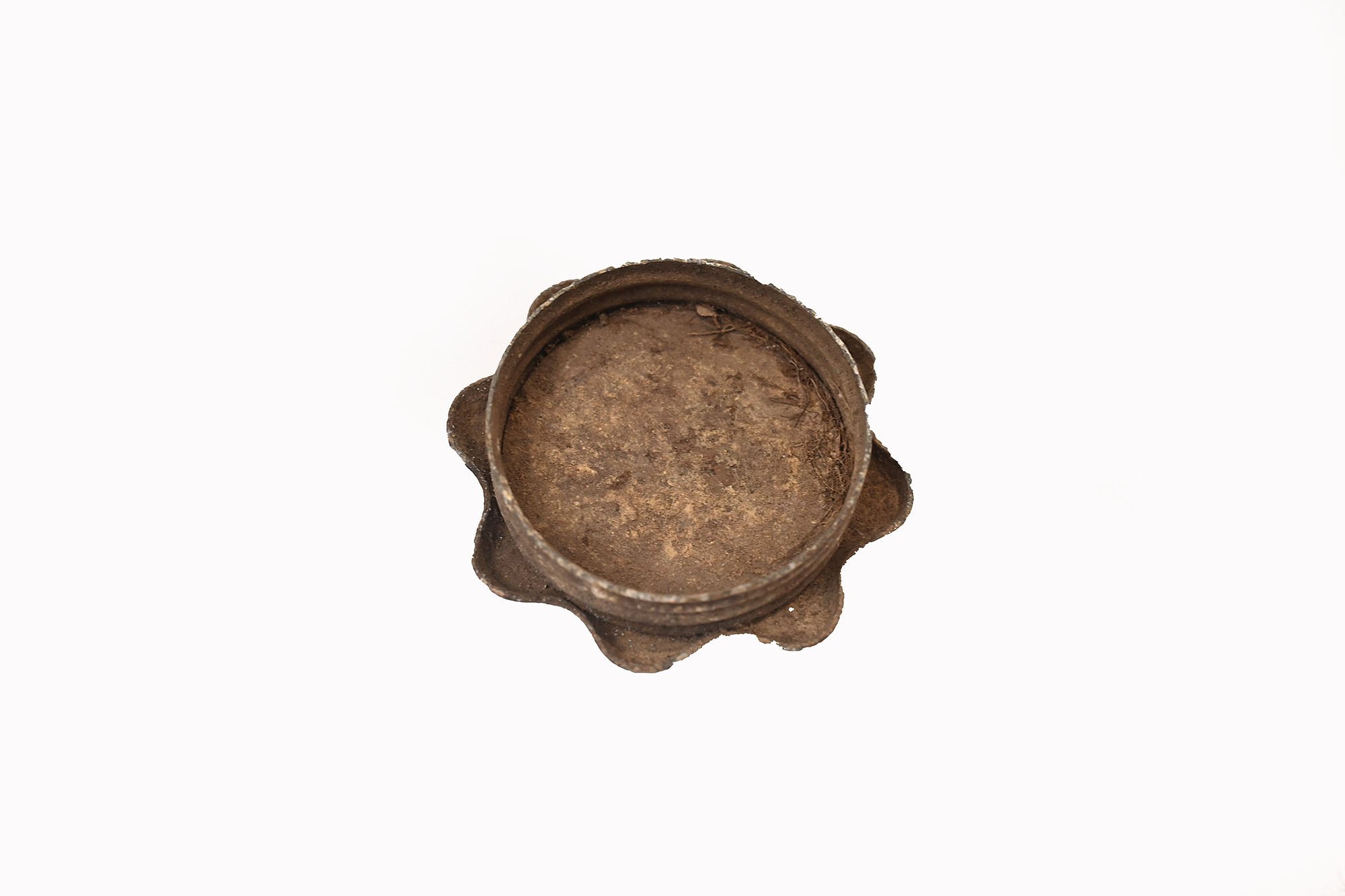 WWI steel hand grenade screw cap. — image 4